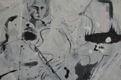 Thinking of You 9x11.5 acrylic on canvas