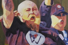 Gospel 40x30 oil on canvas