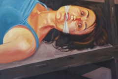 Mum 24x36 oil on canvas
